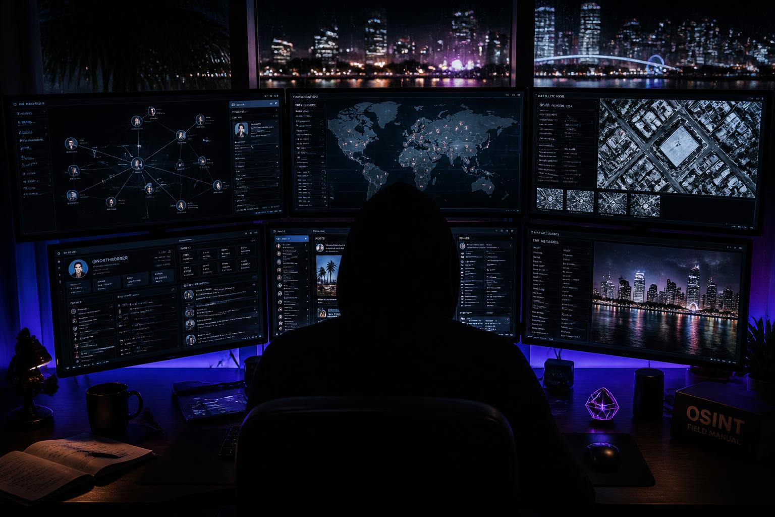 Cybrvault OSINT & Investigations blog post illustration for "OSINT Tools in 2026: The Complete Guide to Open Source Intelligence Investigations"