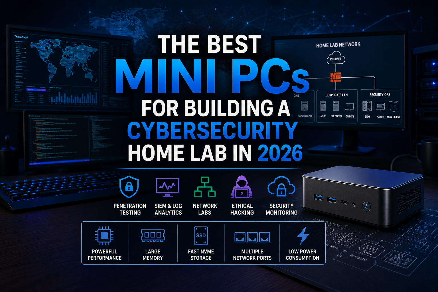 The Best Mini PCs for Building a Cybersecurity Home Lab in 2026
